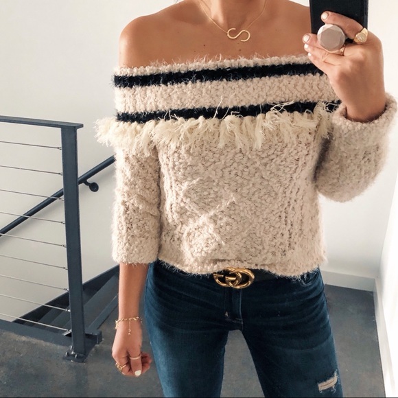 Sweaters - Amadi Anthropologie off the shoulder sweater xs
